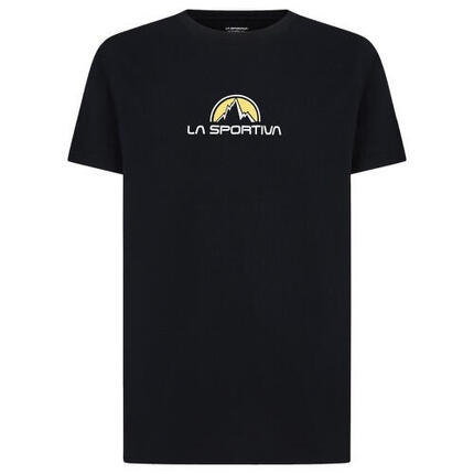 T-shirt La Sportiva Brand Tee homme noir coton mélangé respirant coupe standard