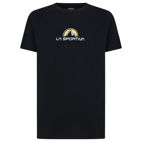 T-shirt La Sportiva Brand Tee homme noir coton mélangé respirant coupe standard