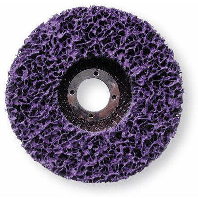 Berner 405722 reinigingsschijf 115 paars met steun