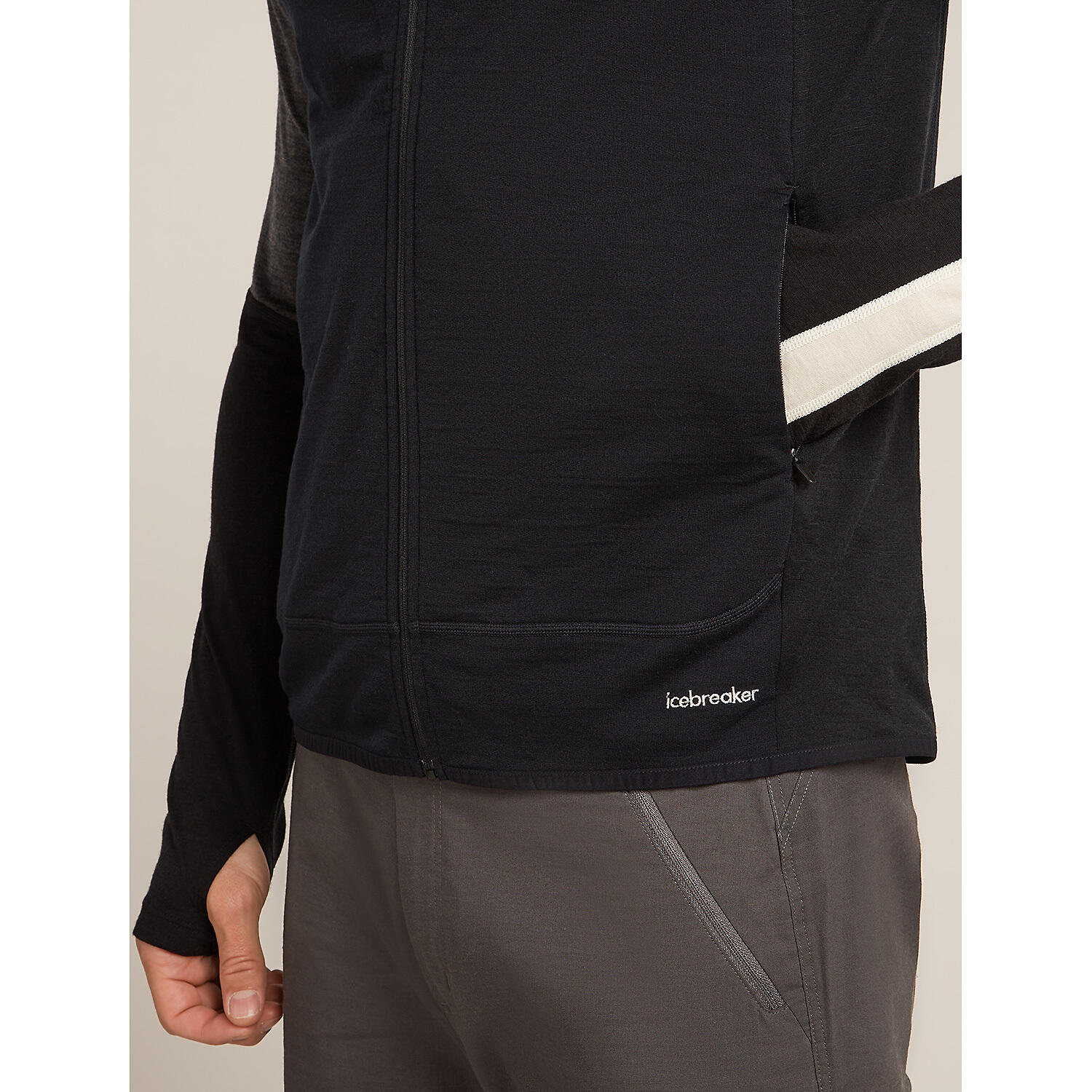 Herren Longsleeve Merino Blend 300 RealFleece De 7/7