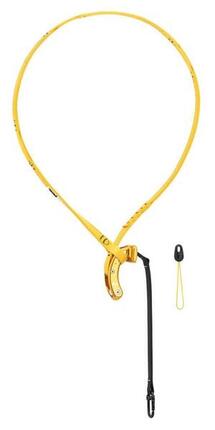 Fausse fourche PETZL Naja sangle jaune réglable 4 pos 11–13 mm
