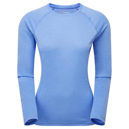 T-shirt technique Montane Dart femme Cornflower manches longues respirant XS