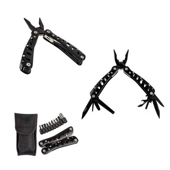 Pinza multiuso Highlander Condor 9 inserti inox alluminio anodizzato