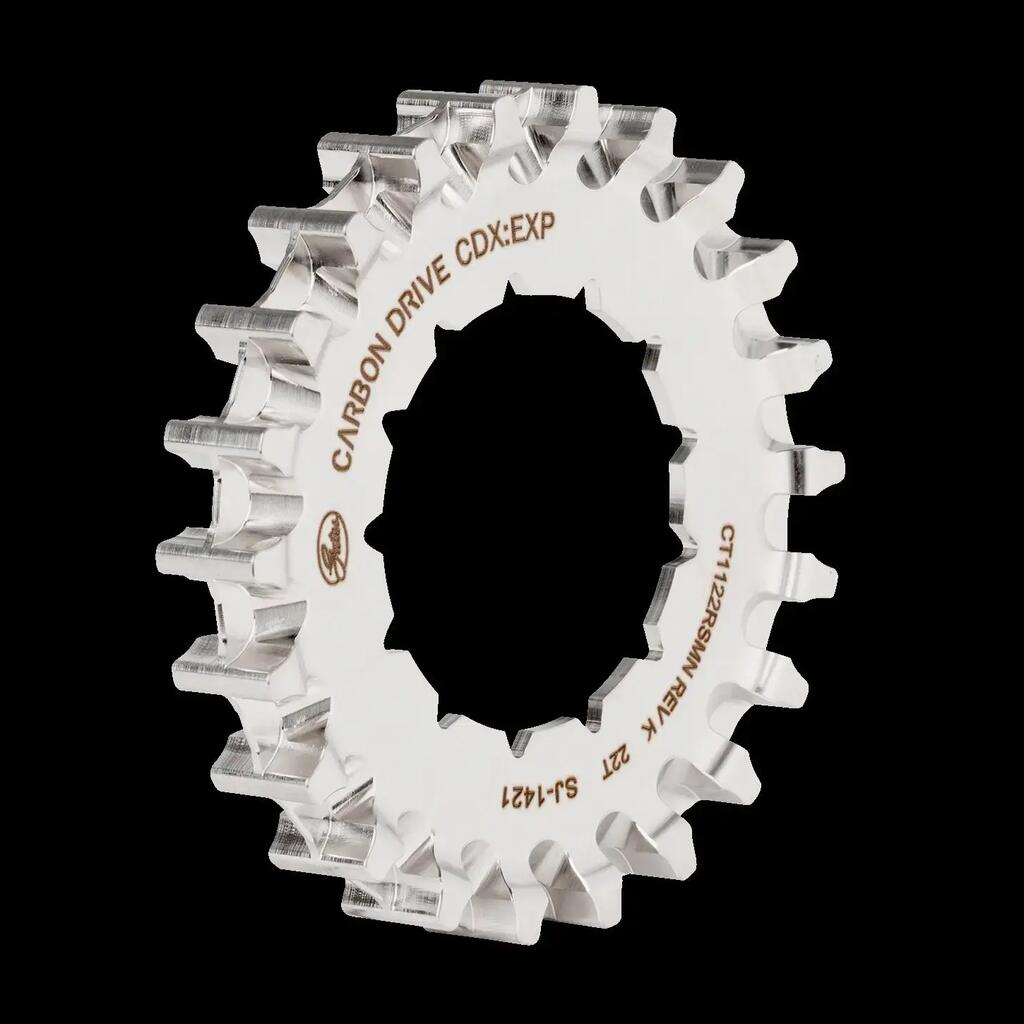 Gates CDX 22T Rohloff splined sprocket, 75,33 mm outer diameter.