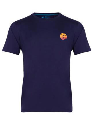 T shirt homme High Point Sella bleu navy modal coton 53 47 manches courtes léger