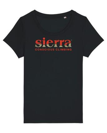 T-shirt unisexe Sierra 100% coton 180g noir coupe classique manches courtes S-XL