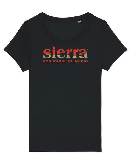 T-shirt unisexe Sierra 100% coton 180g noir coupe classique manches courtes S-XL