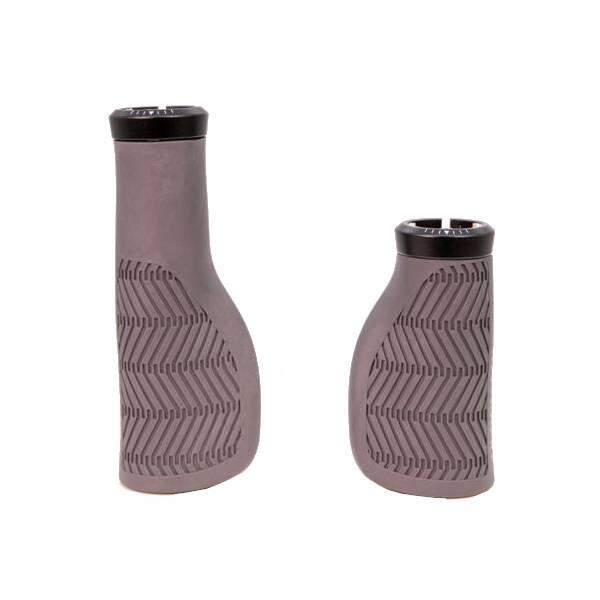 Uchwyty Herrmans Nucore Grip Town Wave 90/130 mm szare para
