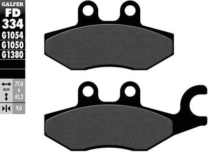 Galfer remblokken fd334 brake pad fd334 g1054 organic standard