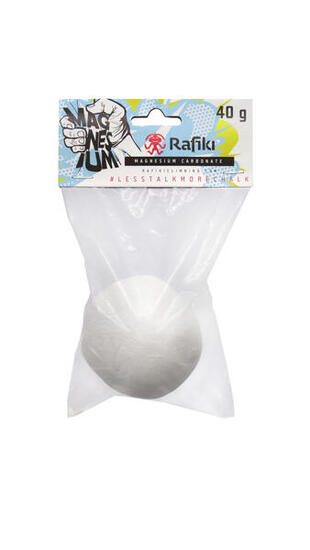 Magnesio Rafiki MG BALL 40 g: palla permeabile anti-polvere