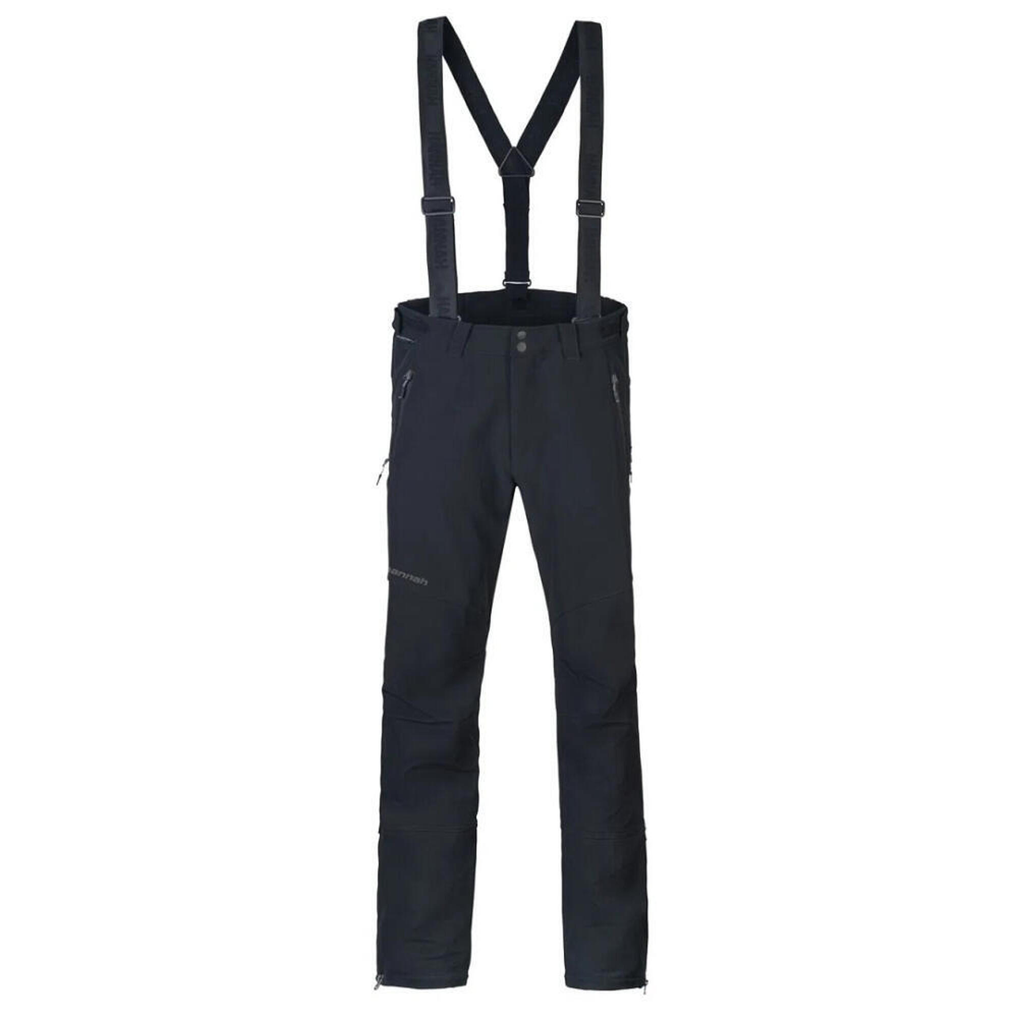 Hannah - Pantalon Homme Hannah Samwell Softshell Resstex 8000 Coupe Sportive Stretch - Pantalons - Noir - Decathlon