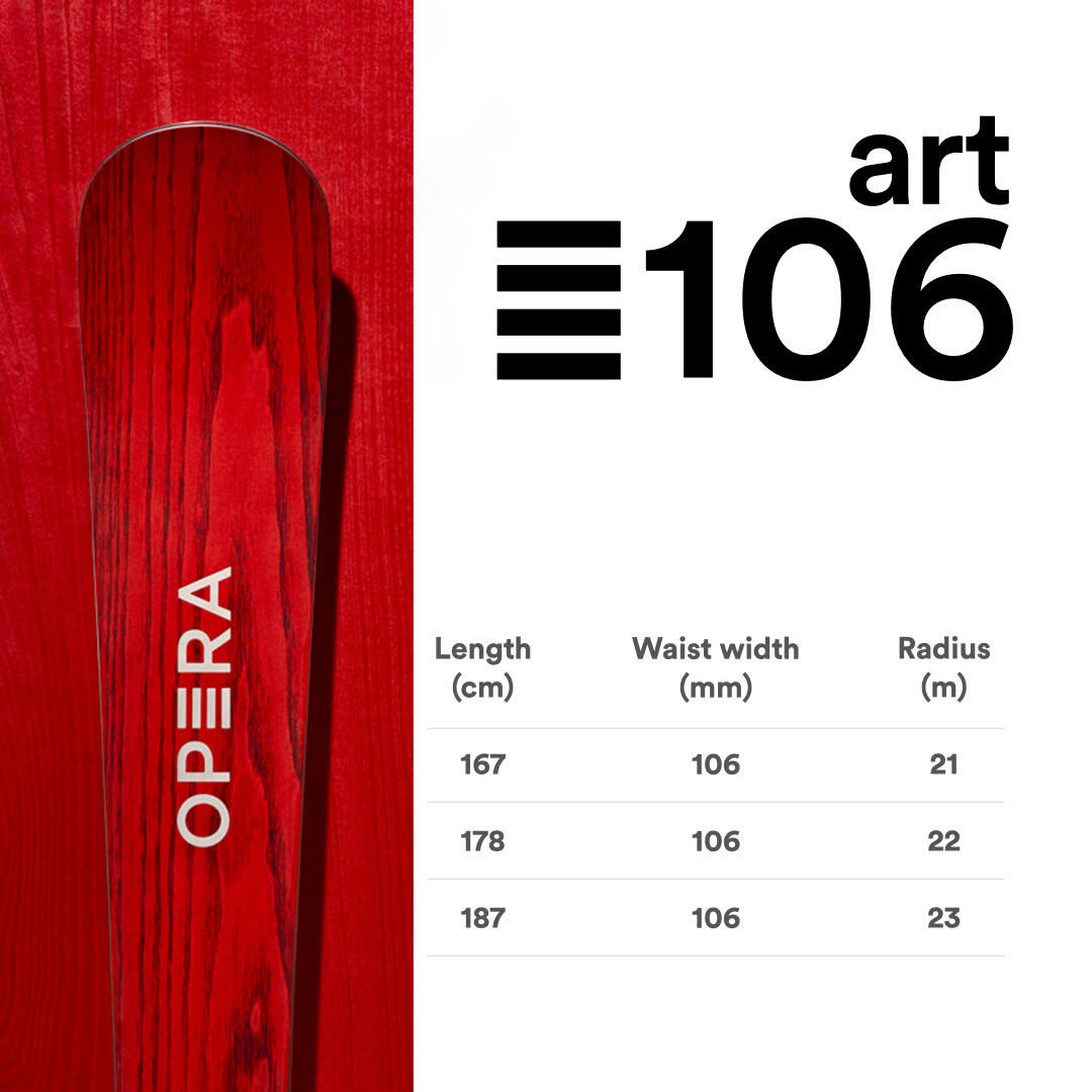 Art 106 All-Mountain Freeride Skis – PLY Sidewalls 7/7