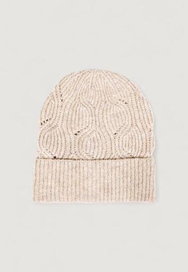 Cappelli Donna ONLAURORA STRUCTURED KNIT BEANIE CC Beige