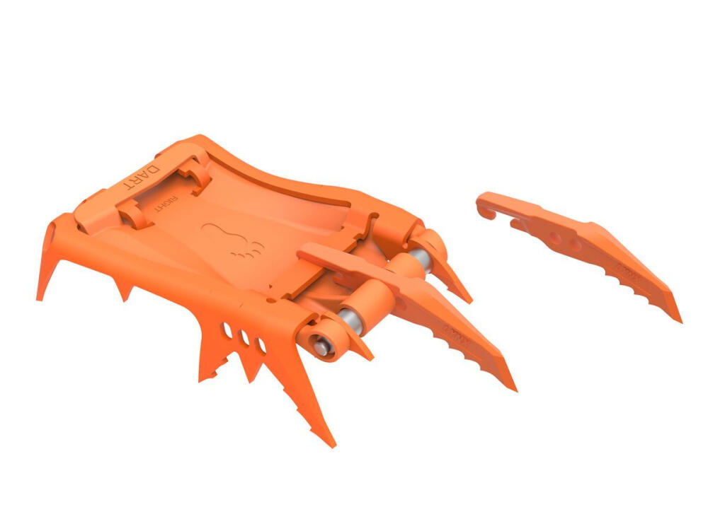 Crampon Petzl Dart cu secțiuni modulabile