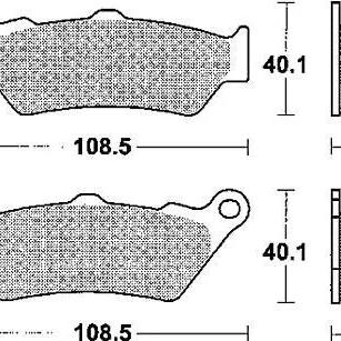 TRW MCB 671 Bicycle Brake Pads