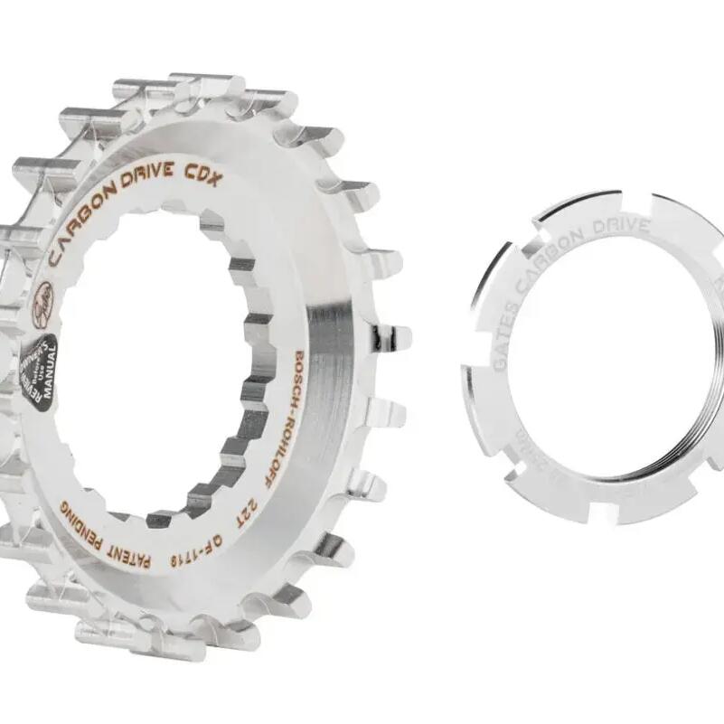 Gates Carbon Drive CDX Front Sprocket — for Bosch, Rohloff-compatible.