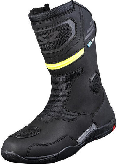Ls2 laars goby man boots goby man wp black h-v yellow 45