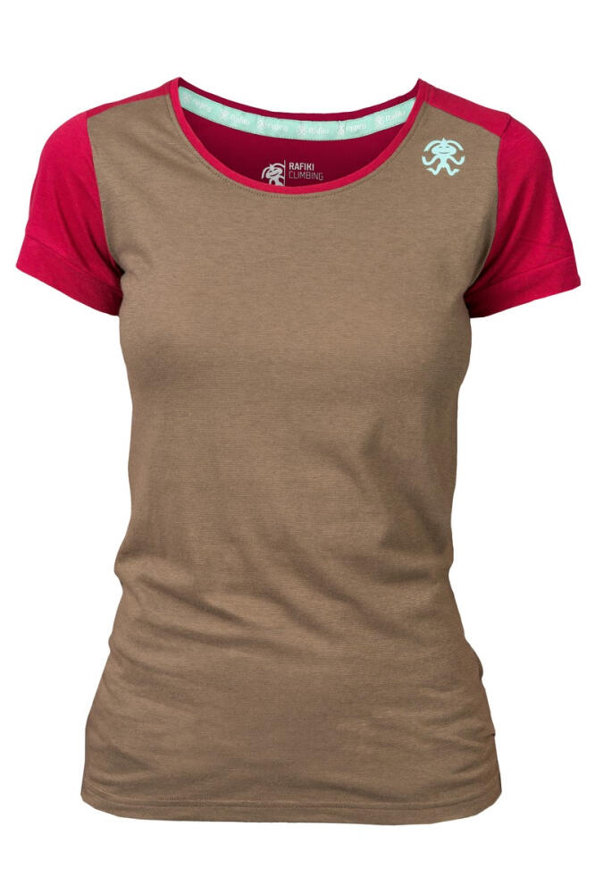 T-shirt femme Rafiki Chulilla coton bio/modal court respirant 1/1