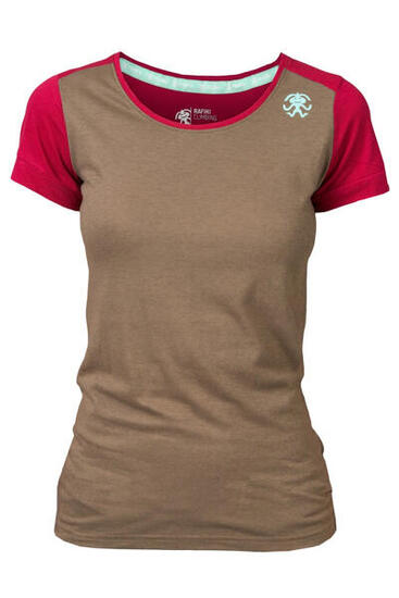 T-shirt femme Rafiki Chulilla coton bio/modal court respirant