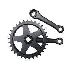 TORMINO Crankset 36t spieloos 125 mm noir