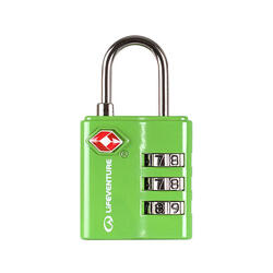 Serrure TSA Lifeventure Combi Lock verte 3 chiffres