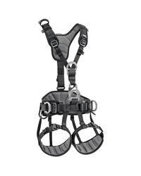Petzl Harnais AVAO EVO noir/jaune Taille 2 mousse ergonomique DOUBLEBACK