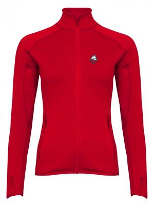 Felpa donna High Point Proton 6.0 Tecnostretch rossa taglio aderente