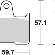 TRW MCB 729 Bicycle Brake Pads (One Size)