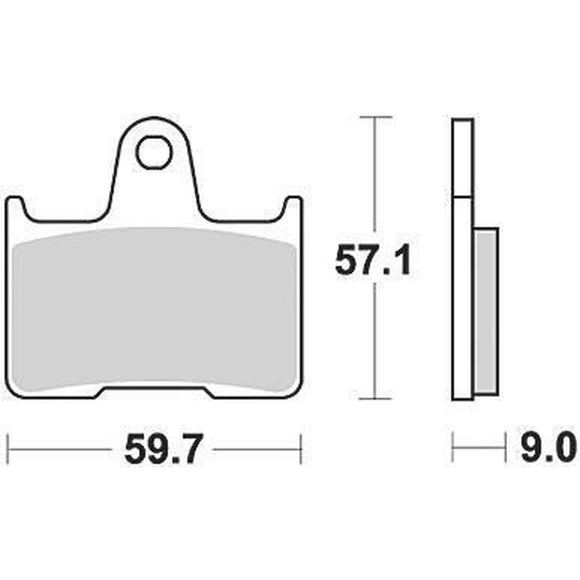 Pastiglie freno per TGB BLADE 425 4X4 2007-2010 Anteriore sx/dx