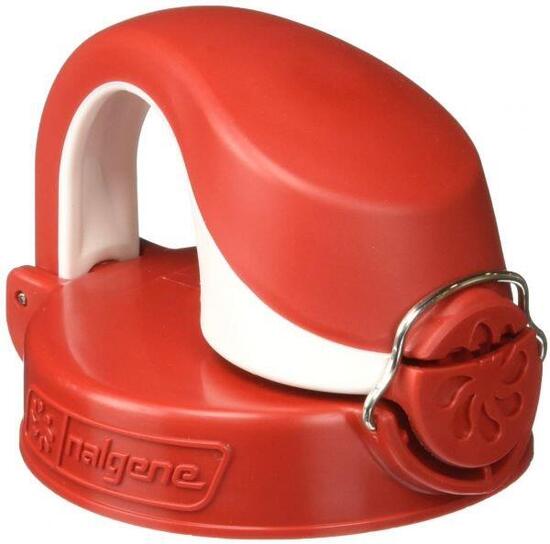 Nalgene OTF Deckel Fire Red BPA-frei, dicht, kompatibel mit Weithalsflasche