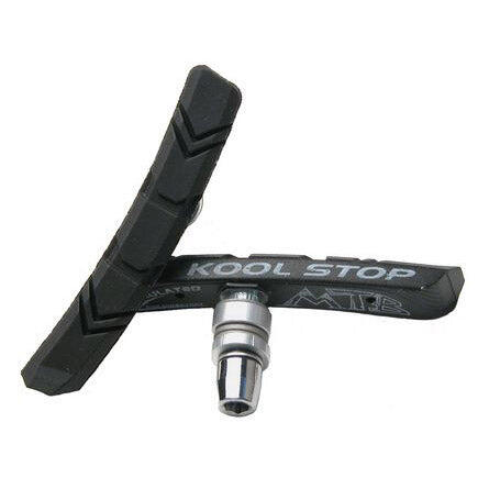 Koolstop T1 V-brake MTB Brake Shoes, Black, 2 pcs.