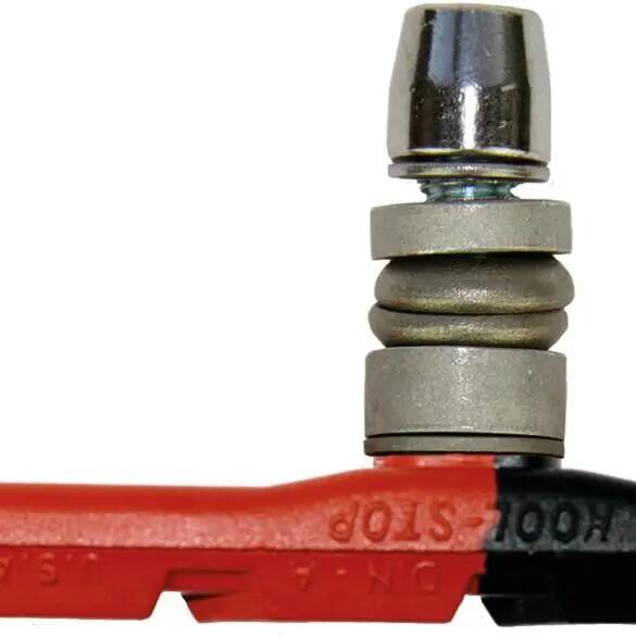 Koolstop T2 Thinline Dual V-Brake Pads (2 pcs) - Black/Orange.