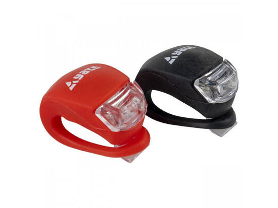 Feux clignotants Yate (lot 2) LEDs blanc/rouge 4 modes 100 h