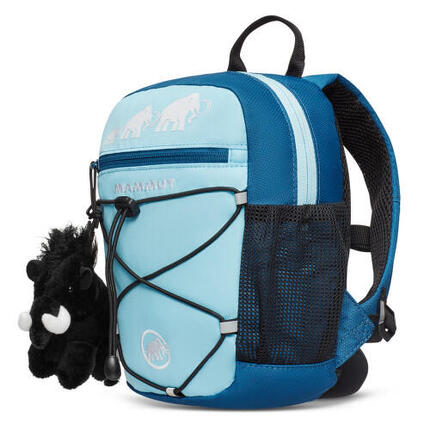 Mammut First Zip 8 L Kinder-Rucksack, blau, leicht, Contact Rücken