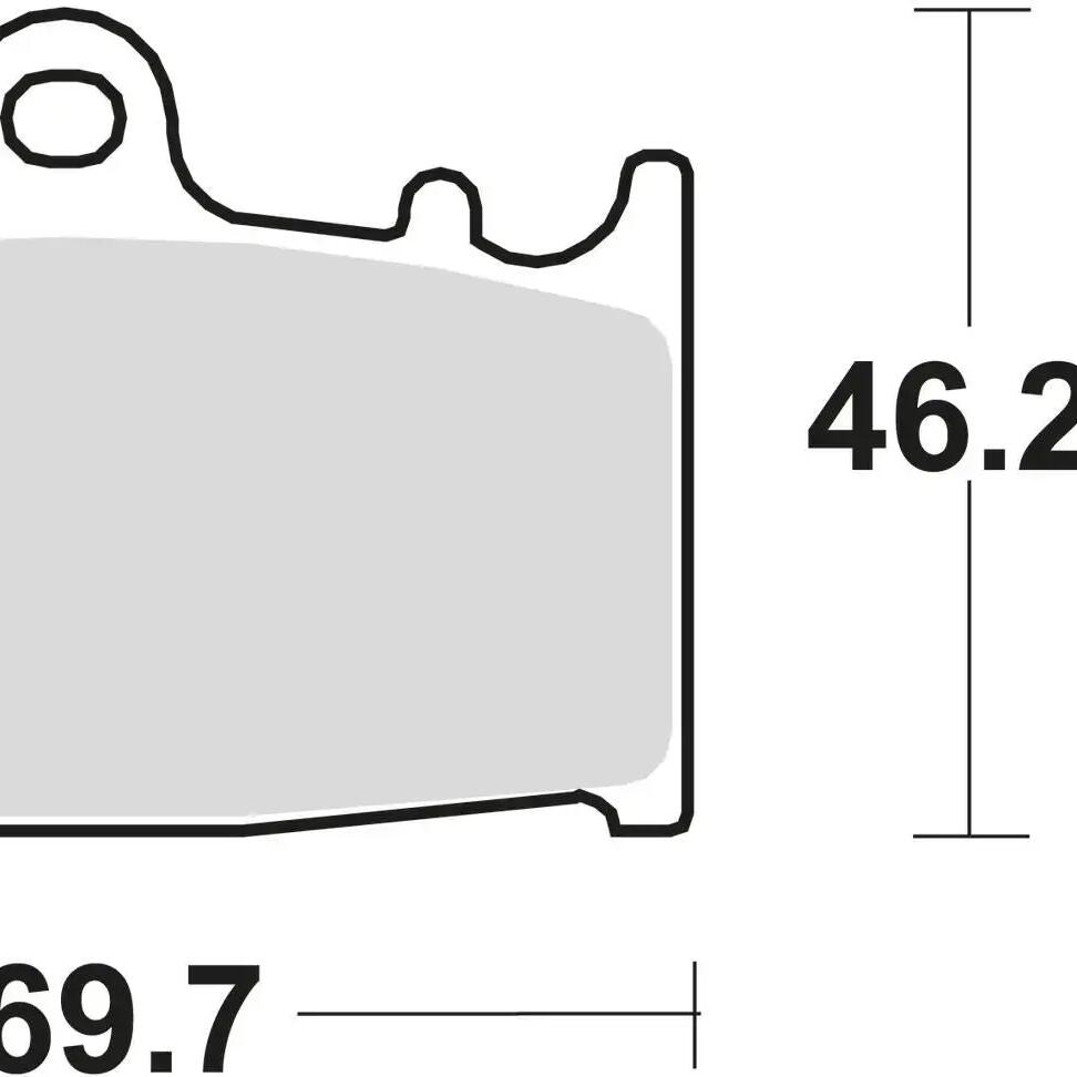 TRW MCB 602 Bicycle Brake Pads - Standard