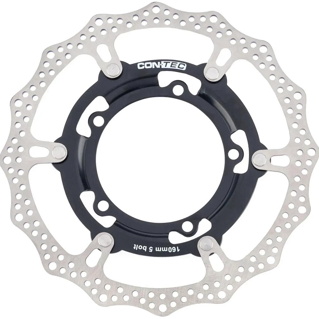 CONTEC CDR-5B CT Brake Disc 160 mm, Stainless Steel, 1.8 mm.