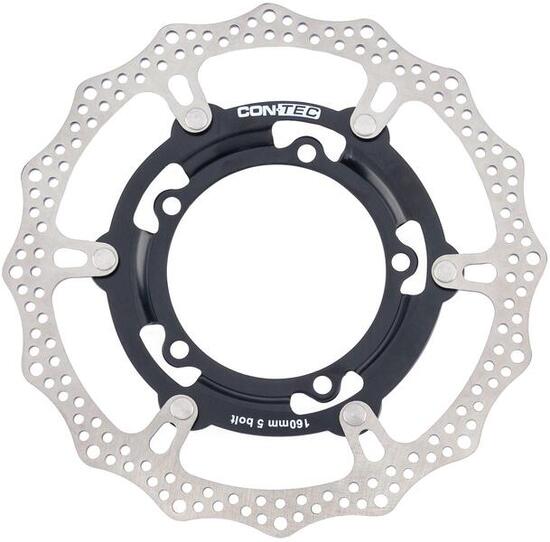 Disco freno CONTEC CDR-5B CT 160 mm acciaio inox 18 mm.