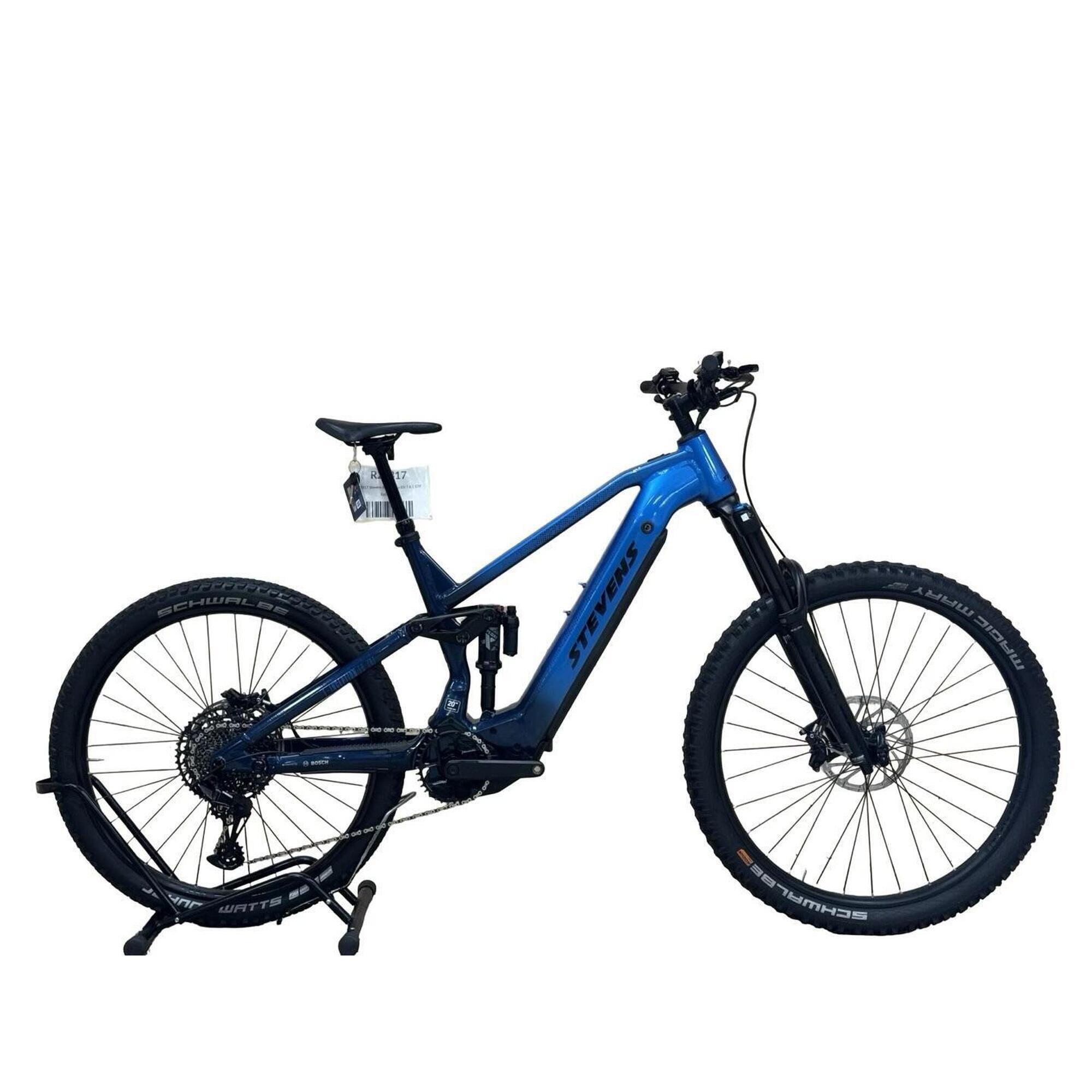 Stevens - Reconditionné -vtt Électrique Stevens E-inception Ed 7.6.1 Gtf Sx- Comme Neuf - Vélo Tout Terrain - Bleu|noir - Grand - Decathlon