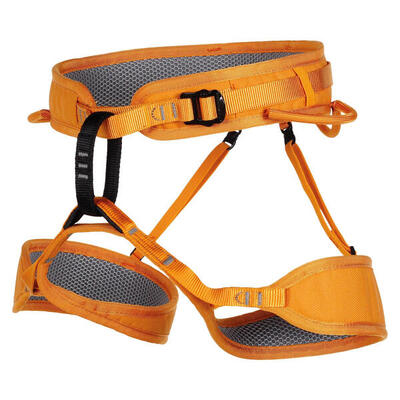 Singing Rock Klettergurt Rob Orange – Rock&Lock, elastischer Hüftgurt