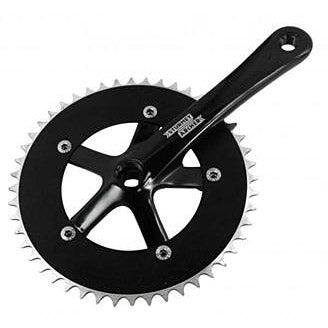 TORMINO Guarnitura Sturmey Archer 48T 170 mm nera FCT28 1/8".