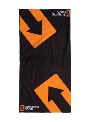 Scaldacollo Singing Rock Black Arrow nero tubolare traspirante ed elastico