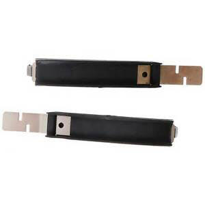 Leaf springs for Hesling Cadena chain guard, set of 2, aluminium, black.