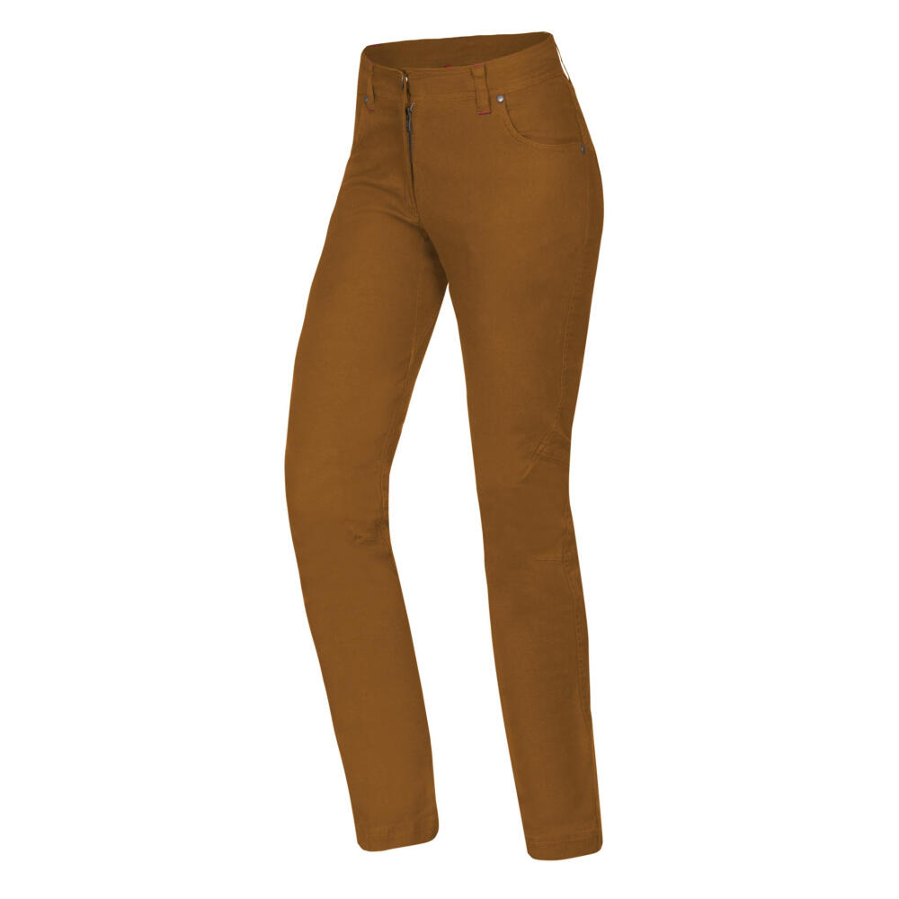 Pantalon femme Ocun Kaira slim 3D stretch résistant 69% coton YKK 1/1