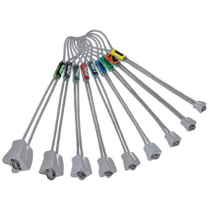 Noix Aluminium Rock Empire – Satz aus 9 geraden/gebogenen Stücken EN12270