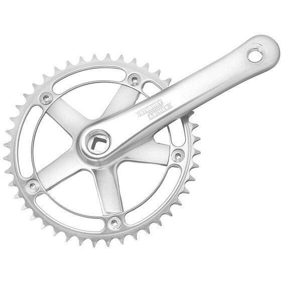 TORMINO Sturmey Archer Guarnitura FCT62 42 denti 170 mm Alluminio Argento.