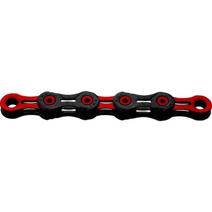 KMC ketting 1/2-11/128 116 10V DLC10 zwart/rood