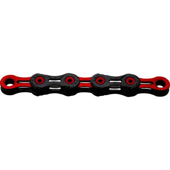 KMC ketting 1/2-11/128 116 10V DLC10 zwart/rood