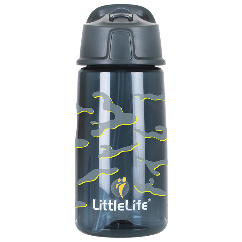 Littlelife - Gourde Littlelife 550 Ml Tritan Sans Bpa Bouchon Étanche - Gourde - Gris - No Size - Decathlon