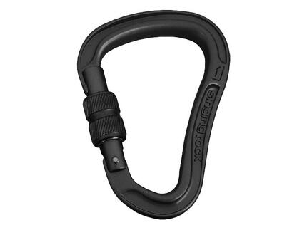 Singing Rock Bora Schraubkarabiner Aluminium, asymmetrisch, Verriegelung