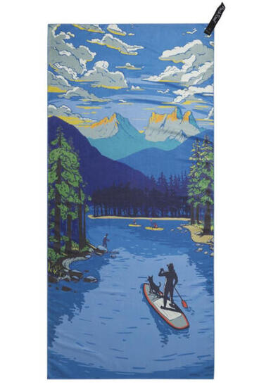 Serviette de voyage PackTowl Personal 64×137 cm microfibre recyclée anti-odeurs